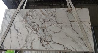 Artificial Calacatta Gold Sintered Stone Slabs