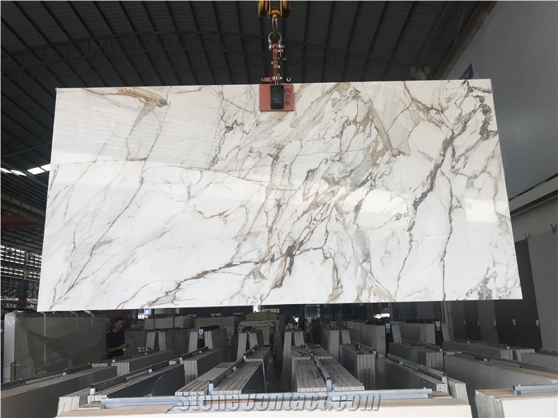 Artificial Calacatta Gold Sintered Stone Slabs