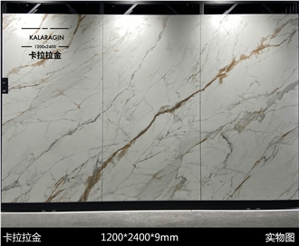 Artificial Calacatta Gold Sintered Stone Slabs