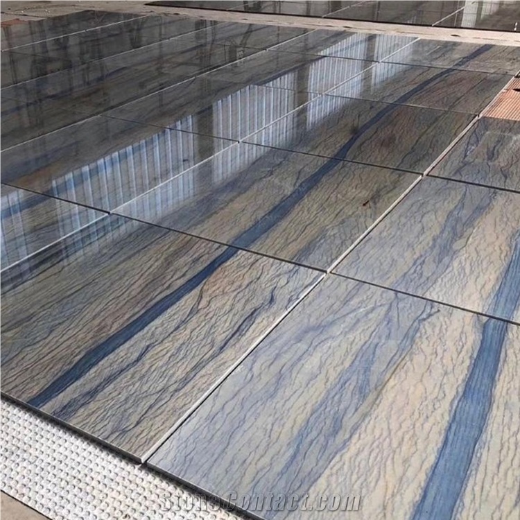 Azul Macaubas Quartzite Slabs Polished And Honed Surface Available