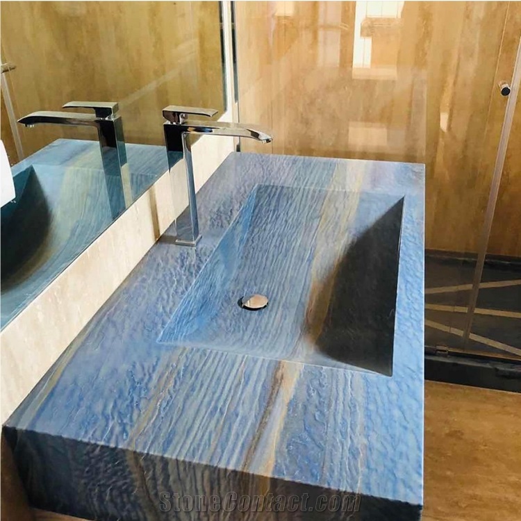 Azul Macaubas Quartzite Slabs Polished And Honed Surface Available