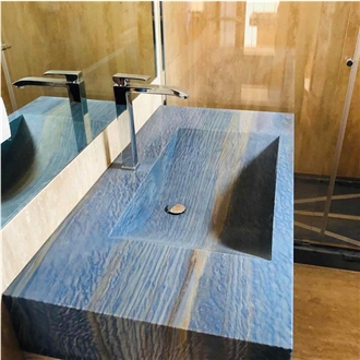 Azul Macaubas Quartzite Slabs Polished And Honed Surface Available