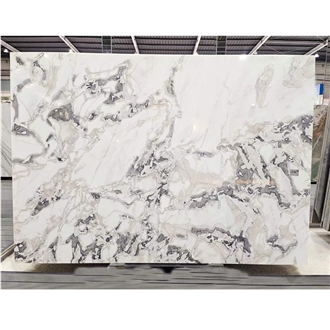 Caribbean White Dover Marble Slabs
