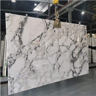 Caribbean White Dover Marble Slabs