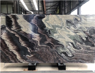 Cipollino Ondulato Kinawa Violet Marble Slab Wall Tiles
