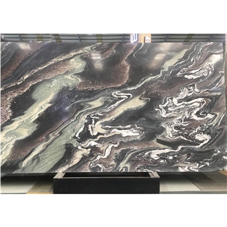 Cipollino Ondulato Kinawa Violet Marble Slab Wall Tiles