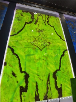 Factory Price Onice Verde Persiano Onyx Slabs