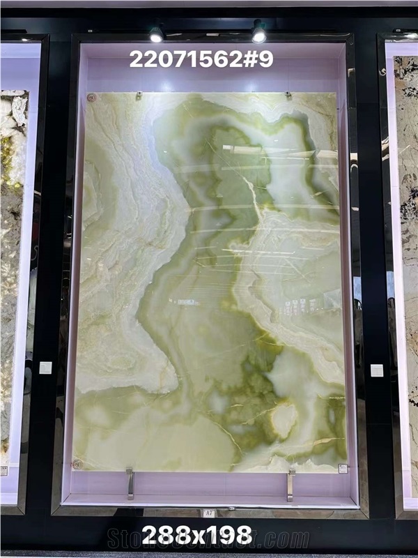 Factory Price Onice Verde Persiano Onyx Slabs