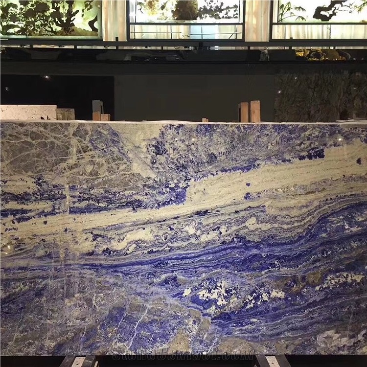 Inka Blue Sodalite Bolivian Blue Big Slabs