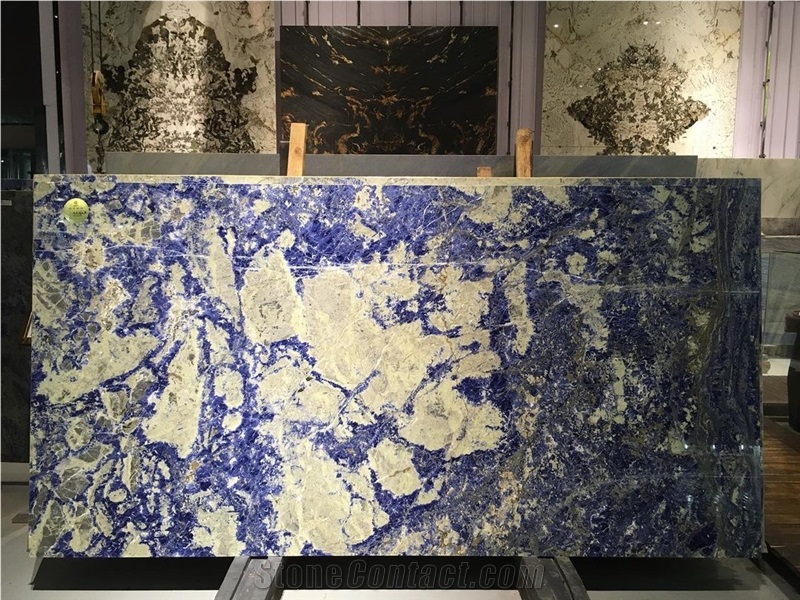 Inka Blue Sodalite Bolivian Blue Big Slabs