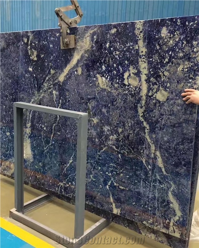 Inka Blue Sodalite Bolivian Blue Big Slabs