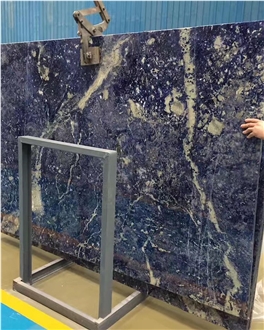 Inka Blue Sodalite Bolivian Blue Big Slabs