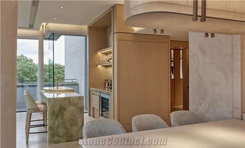 Jade Green Onyx Stone Dining Tables