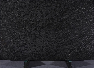 Matrix Black Granite Polished Slabs