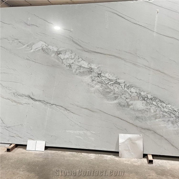 Mont Blanc White Quartzite Wall Floor Slabs