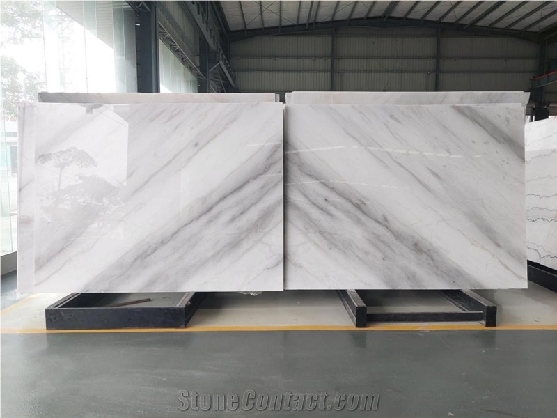 Natural Guangxi White Marble Slabs