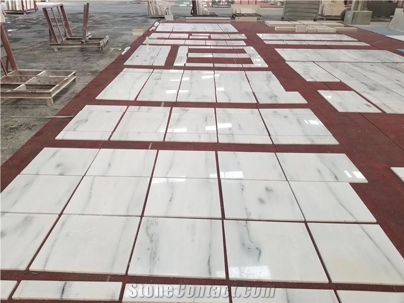 Natural Guangxi White Marble Slabs
