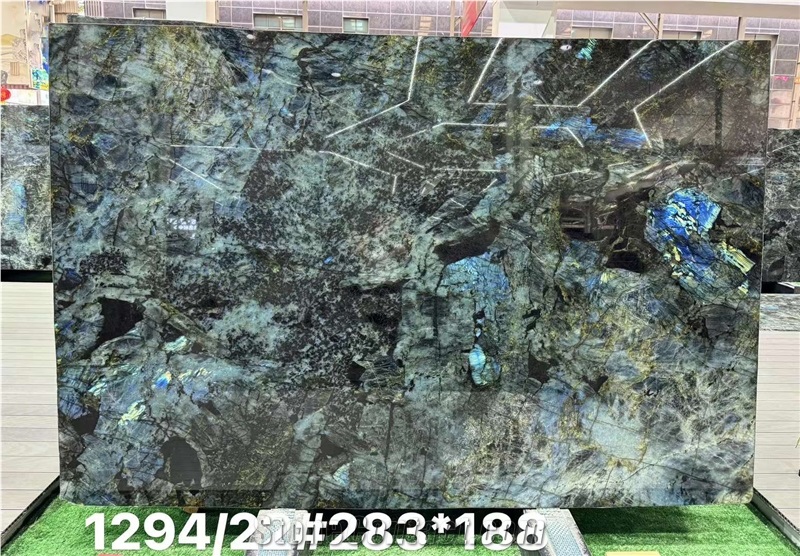 Natural Luxury Labradorite Blue Granite Slabs