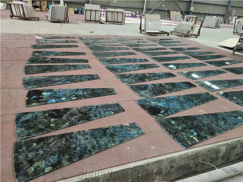 Natural Luxury Labradorite Blue Granite Slabs