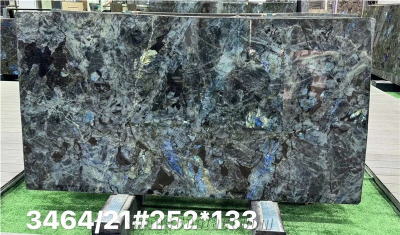 Natural Luxury Labradorite Blue Granite Slabs