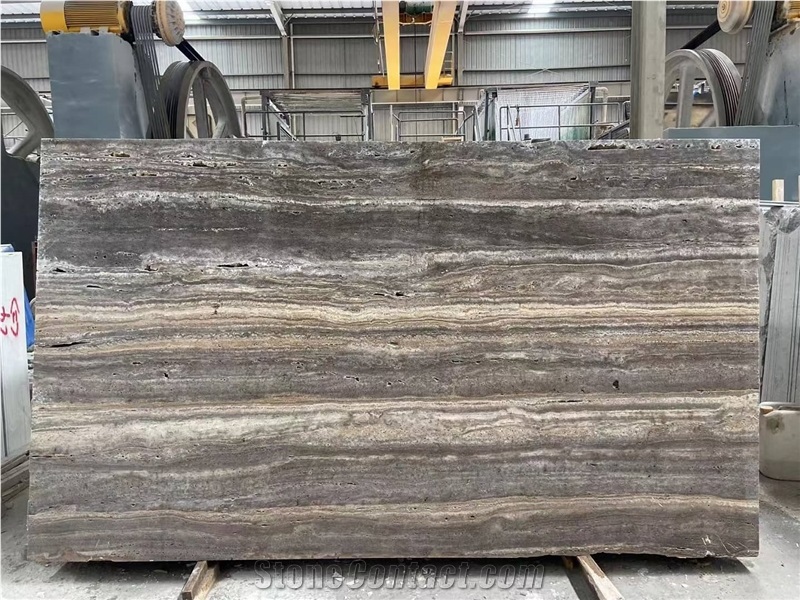 Persian Grey Travertine Slabs