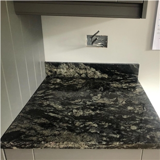 Polished Amadeus Black Granite Slabs