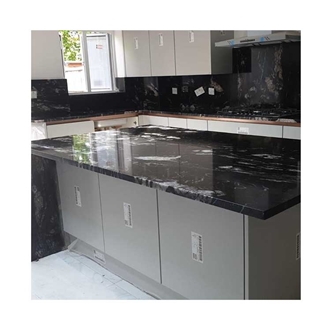 Polished Amadeus Black Granite Slabs