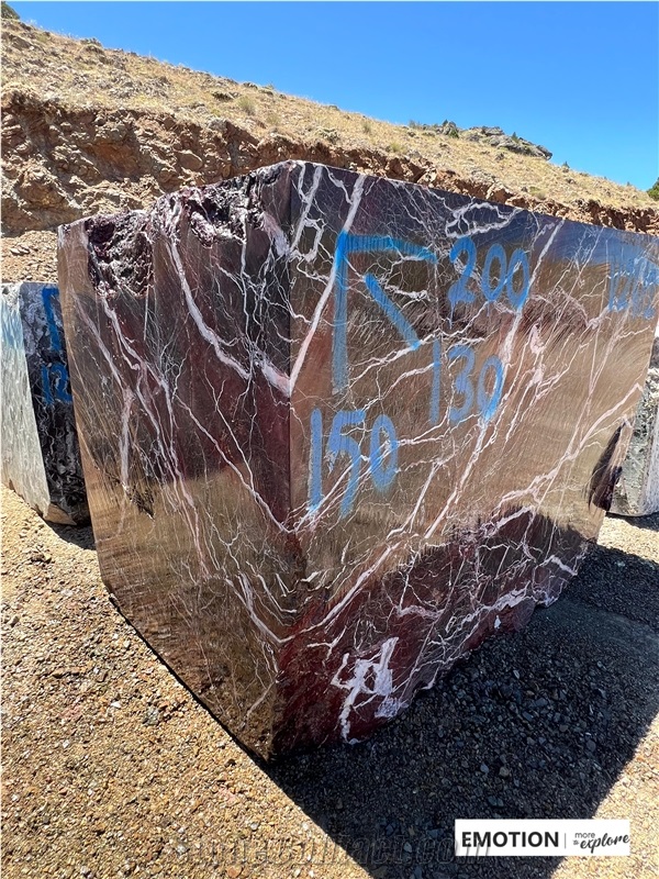 Rosso Levanto  Marble Blocks