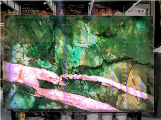 Botanic Wave Green Quartzite Slabs
