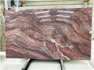 Revolution Wave Revolution Fire Quartzite Slabs