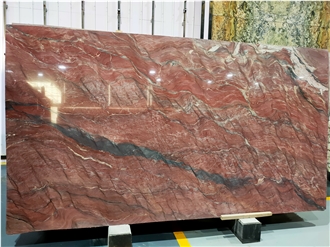 Revolution Wave Revolution Fire Quartzite Slabs