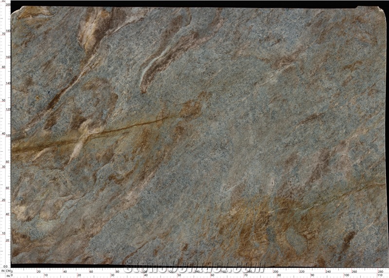 Amazon Blue Quartzite Slab