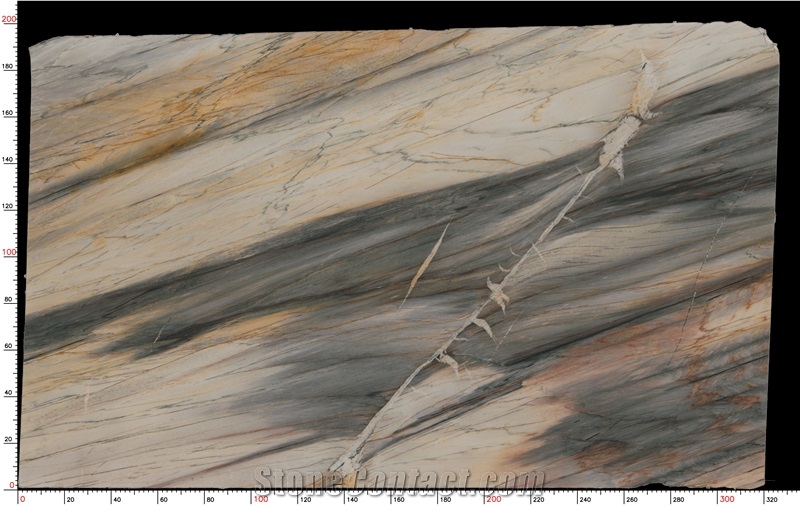 Aurora Blue Quartzite Finished Product