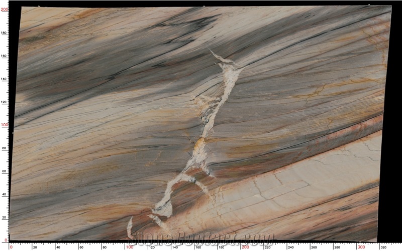Aurora Blue Quartzite Finished Product