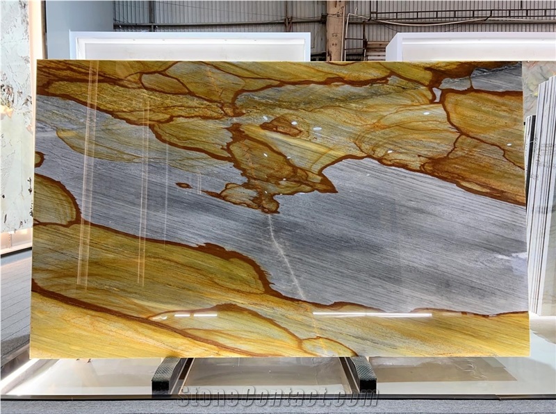 Azul Palomino Quartzite Slab
