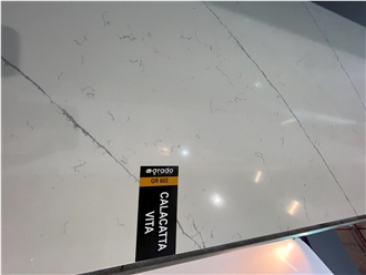 Calacatta Vita Quartz Slab