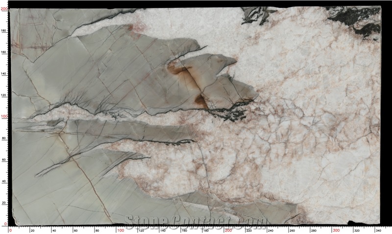 Cristallo Tiffany Quartzite Finished Product