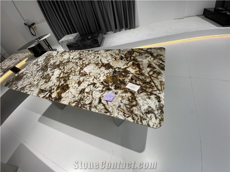 Delicatus Gold Granite Finished Product