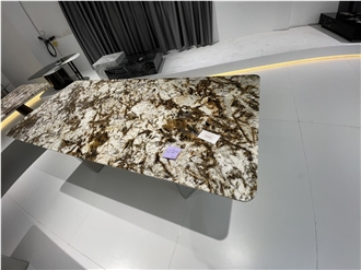 Delicatus Gold Granite Finished Product