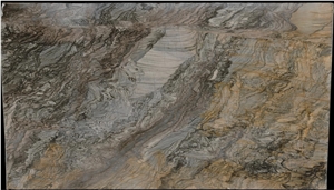 Golden Autumn Quartzite Slab