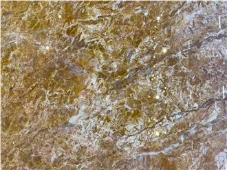 Golden Sunset Marble Slab