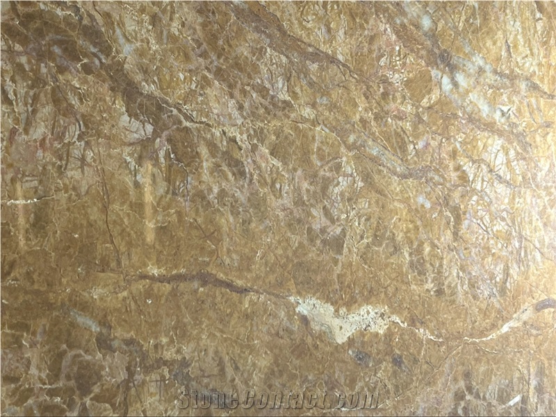 Golden Sunset Marble Slab