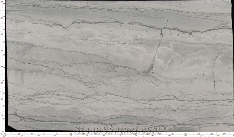 Infinity White Quartzite Slab