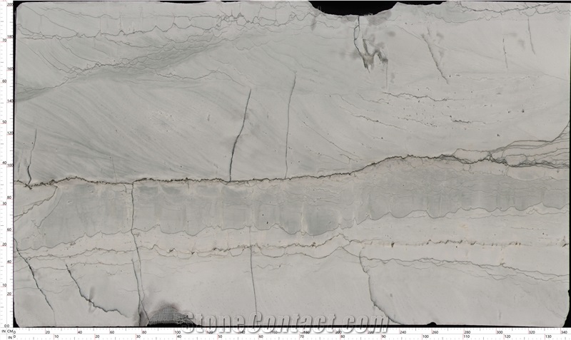Infinity White Quartzite Slab