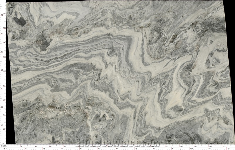 Mandala Quartzite Slab