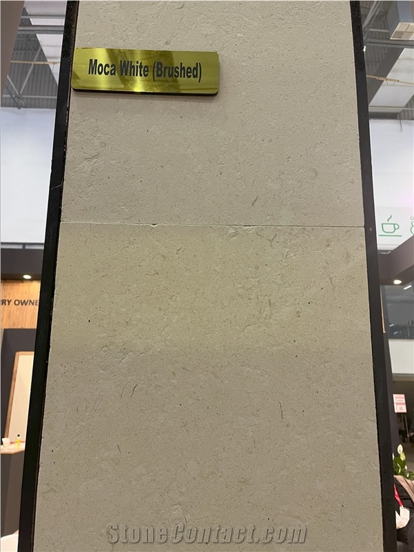 Mocha White Limestone Finished Product