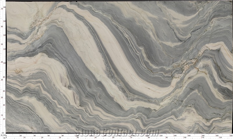 Platinum Blue Quartzite Slab