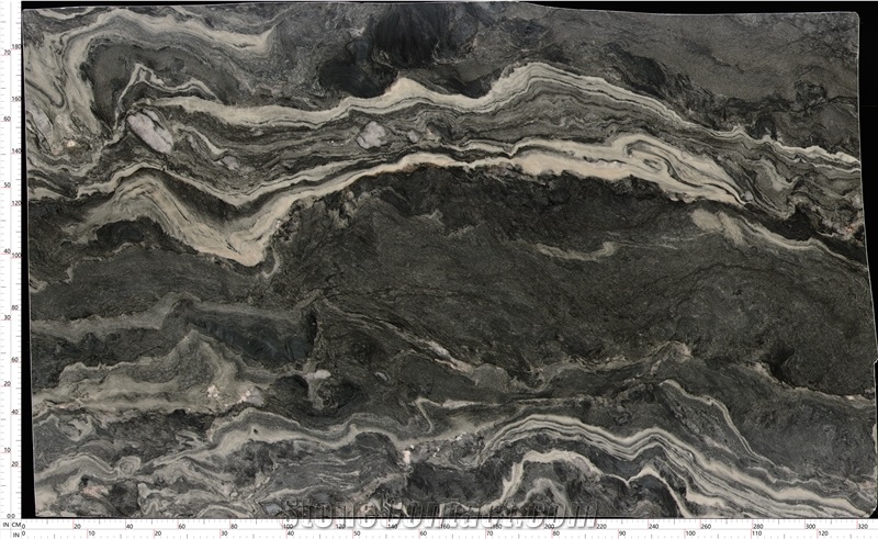 Silver Fusion Quartzite Slab
