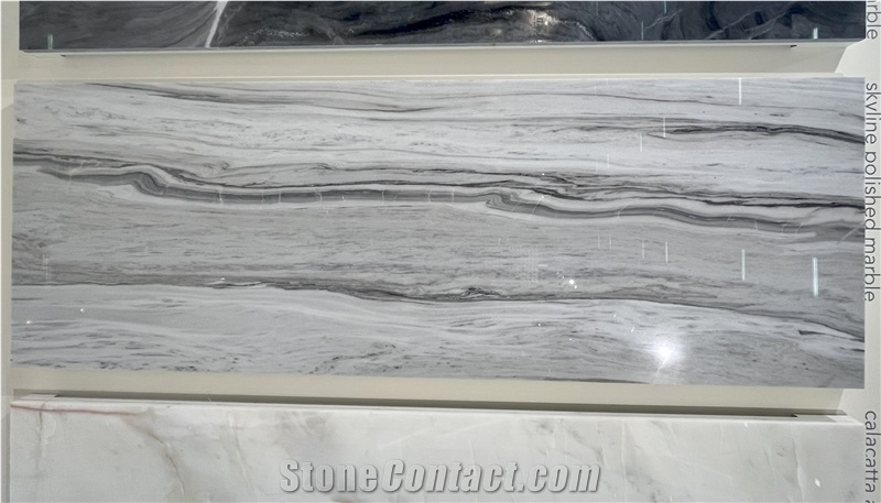 Skyline White Marble Slab