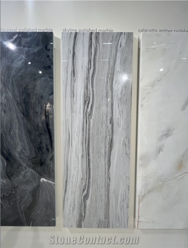Skyline White Marble Finished Product